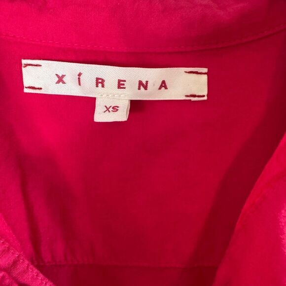 Xirena Channing Women's Dark Pink Button-Up Shirt Size XS - Picture 8 of 8
